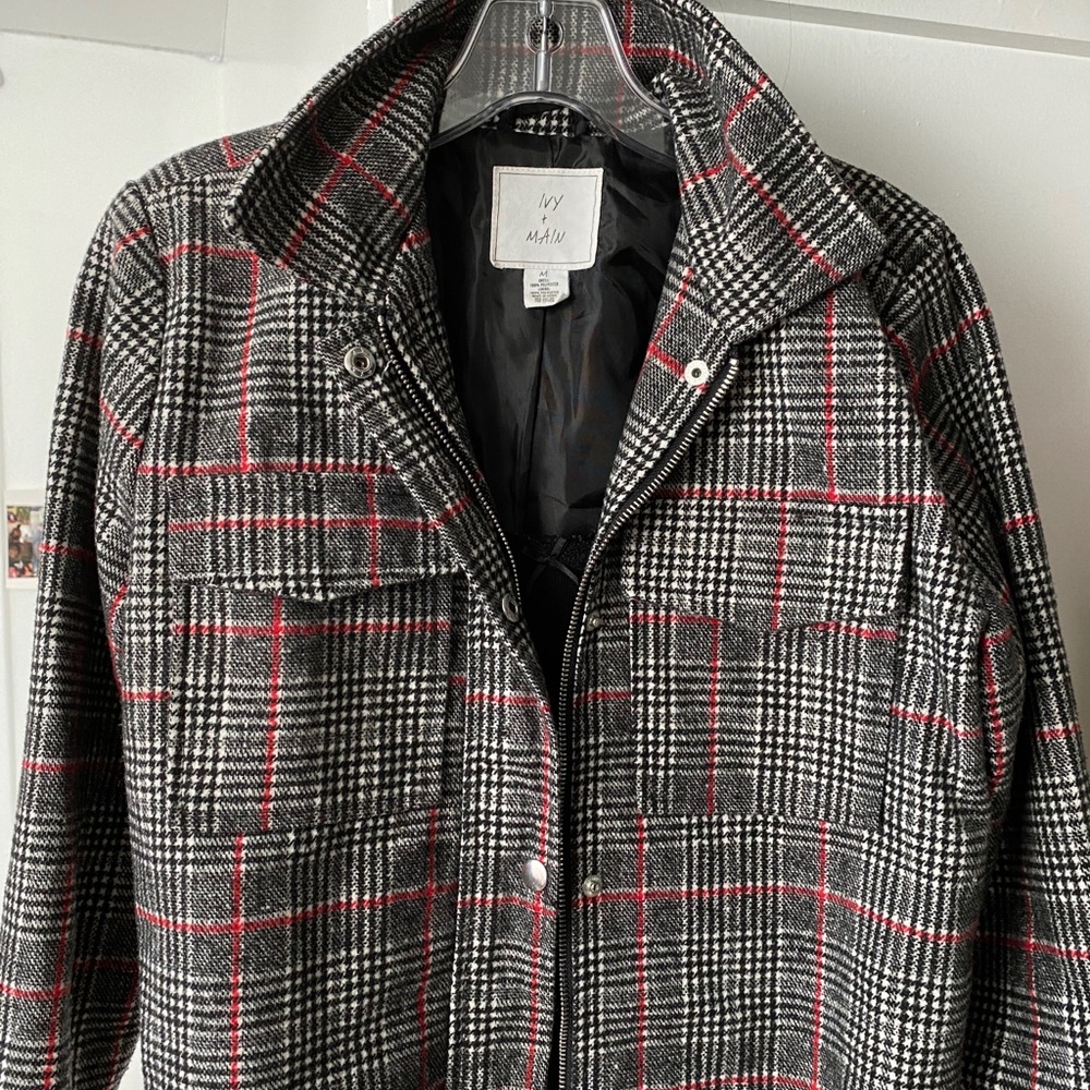 High Quality plaid jacket
